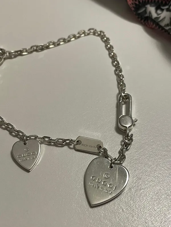 Sterling Silver 925 Trademark Charm Bracelet WI Box - Image 5