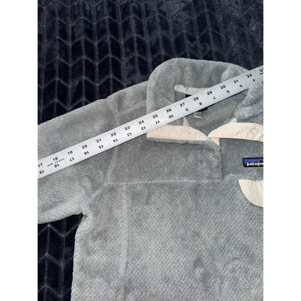 Patagonia Women's Retool Snap T Fleece Jacket Pullover Gray‎ Size Small - Image 9