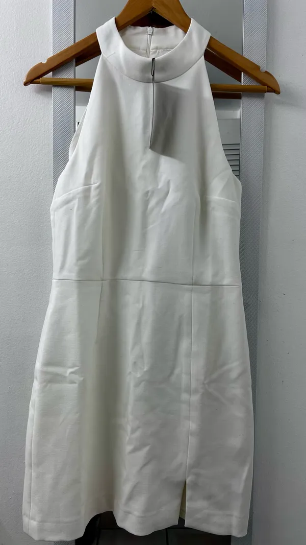 French Connection - Whisper Racer Neck Dress. - Image 4