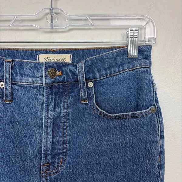 Madewell The Perfect Vintage Jean Haight Wash Y2K‎ Mom Jean High Rise Size 26 - Image 5