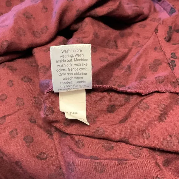 Sonoma Maroon Button-Down Blouse - Image 8