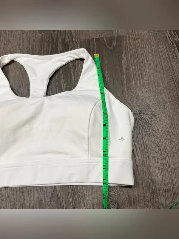 Halara White Strappy Sports Bra - Image 7