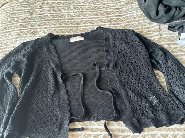 black cardigan women’s - Image 2