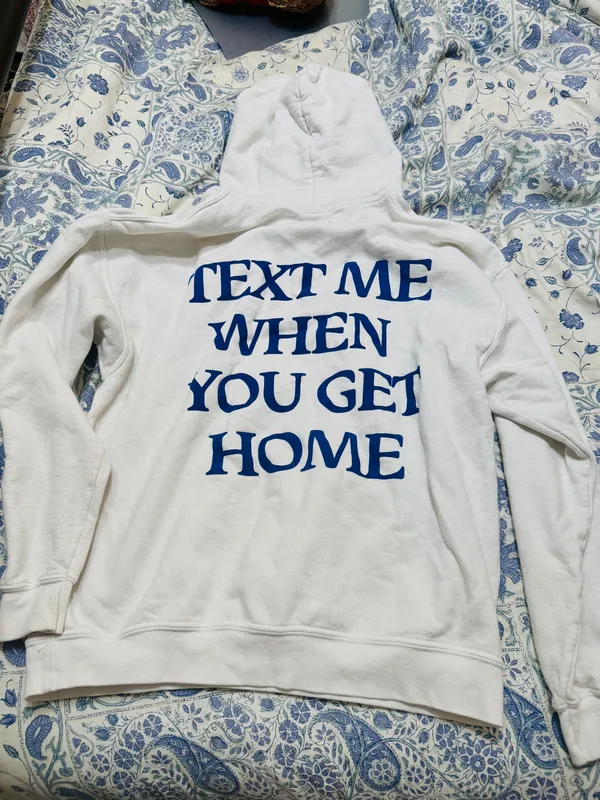 Text Me When You Get Home Hoodie Lonely Ghost - Image 2