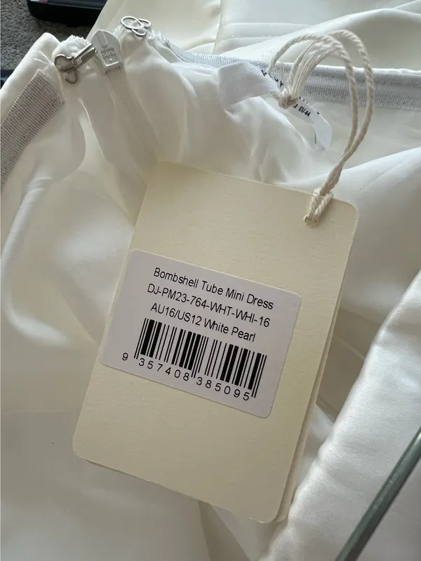 Peppermayo Mini Dress White - Image 3