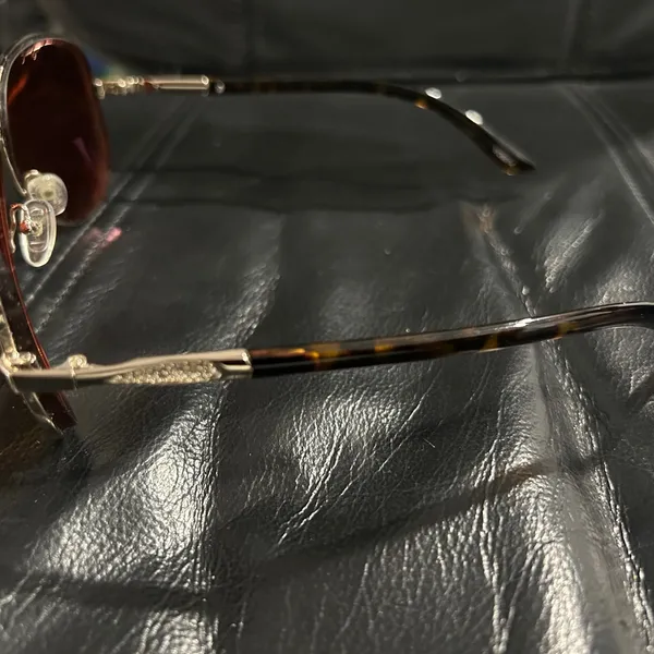 Gold Aviator Sunglasses - Image 7