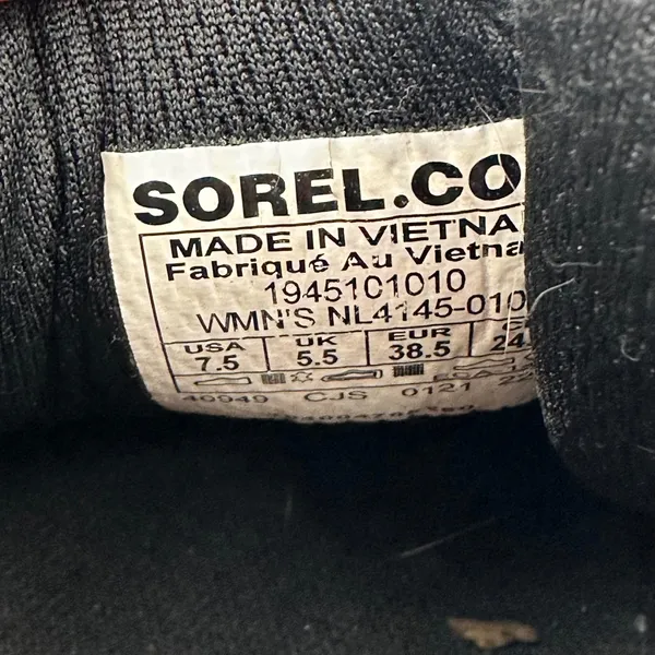 Sorel‎ Women's Black Mesh Athletic Sneakers Shoes Size 7.5 running - Image 5