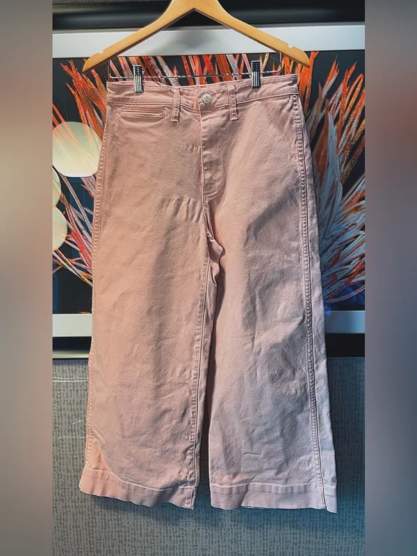 Madewell Emmitt crop pant wide leg - Image 3