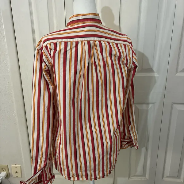 Abercrombie & Fitch Striped Cotton Long Sleeve Button-Up Shirt Size S Men’s - Image 3