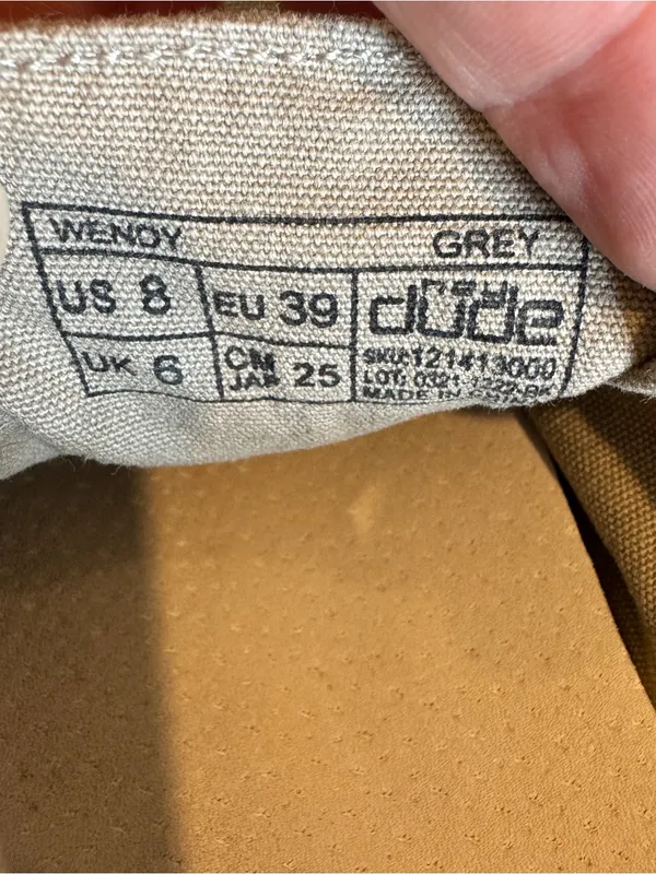 Hey Dude Wendy Women’s Slip On Shoes‎ Size 8 Gray EUC - Image 5