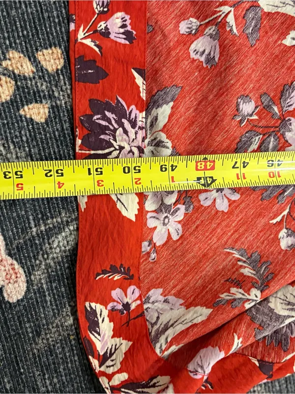 NWT Maeve by Anthropologie Red Floral Dress Size 2 - Image 10