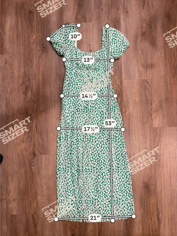 NWOT Kookai Green and White Cheetah Printed Maxi Dress - Size 4 - Image 9