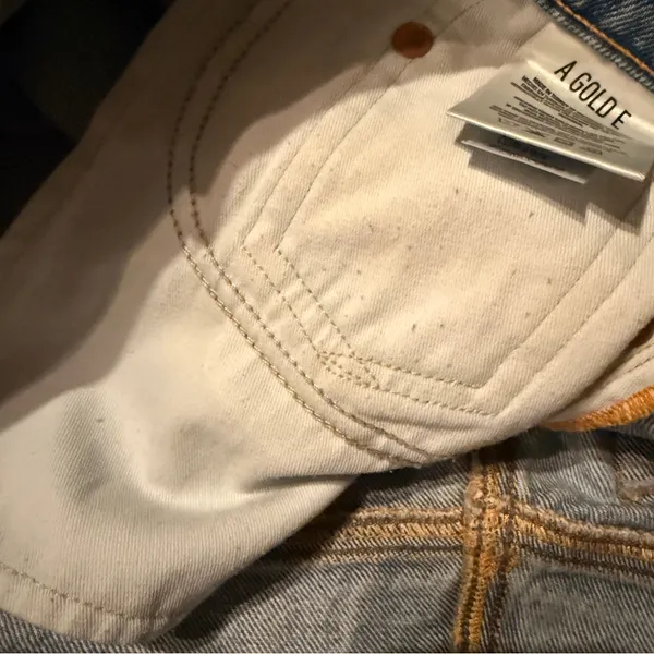 Agolde Parker Vintage Cut Off Distressed Shorts in Swapmeet‎ Light Wash Sz 25 - Image 9