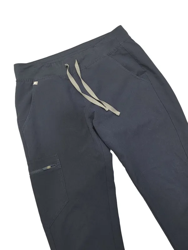 Figs Navy Blue Technical Collection Jogger Scrub Pants Small With Pockets - Image 4
