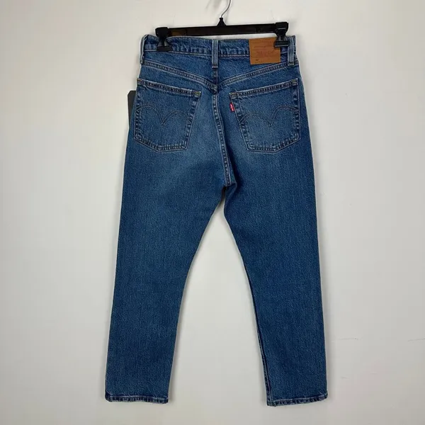 Levi's Premium 501 Original Cropped Womens Jeans High Rise Blue W 26 L 26 NWT - Image 15