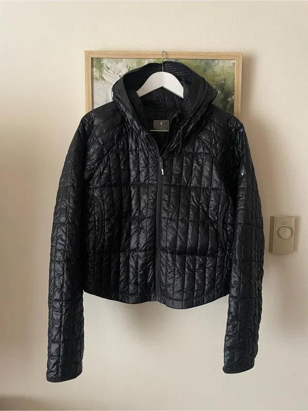 Free People Movement Light As A Feather Packable Puffer Jacket Black Large - Image 5