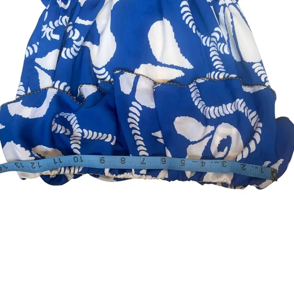Lilly Pulitzer Dock Hopper Caldwell Dress Strapless Hi-Lo Nautical Summer Size S - Image 6