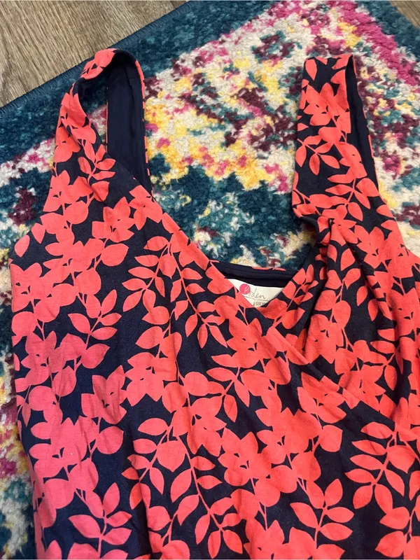 Boden Willa Jersey Dress Floral Size 6 - Image 10