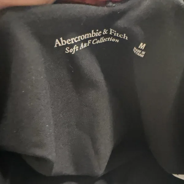 Abercrombie & Fitch Soft AF Collection Black V Back Long Sleeve Bodysuit Medium. - Image 7