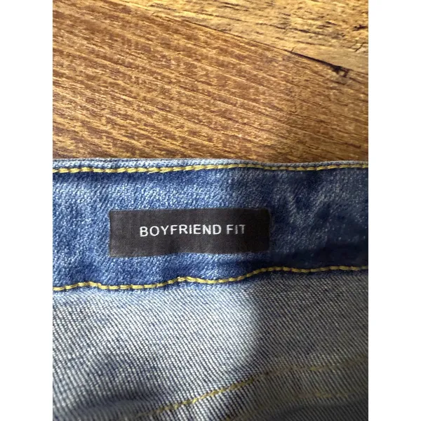 Judy‎ Blue Boyfriend Fit Jeans Women Size 11/30 Blue Denim Distressed Stretch - Image 4