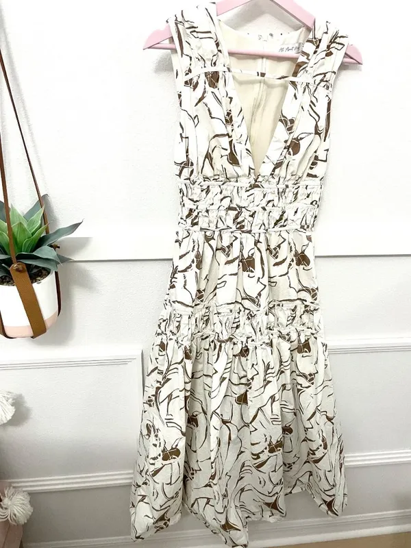 All About May Through the Trees Maxi Dress White Size US 6 - Image 2