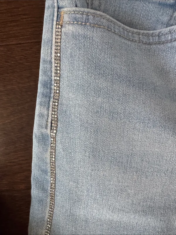 Levi's Light Blue Flare Jeans - Women's Bootcut with Rhinestones NWT - Image 5