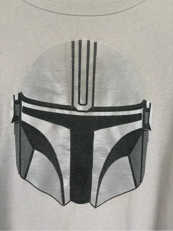 Hanna Andersson Star Wars The Mandalorian Adult Pajama Set Size Small Gray - Image 2