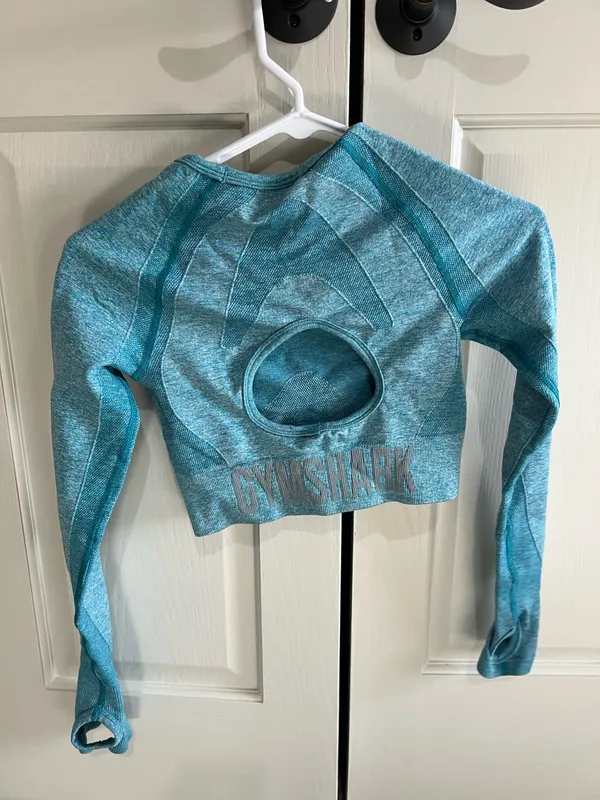Gymshark Cropped Long Sleeve Top - Image 2
