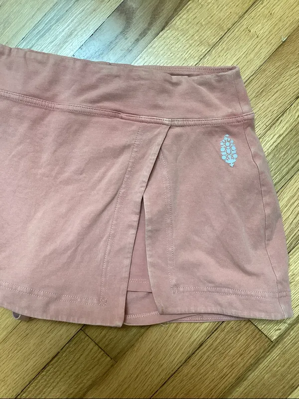 Free People Movement Hot Shot Mini Skort Petal Size medium - Image 3