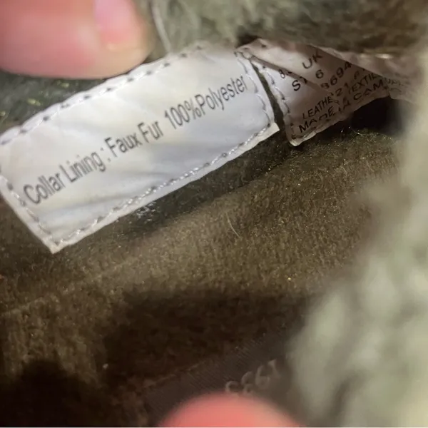 Sperry Moc-sider slip on shoes‎ metallic camouflage women’s size 8.5 faux fur - Image 10