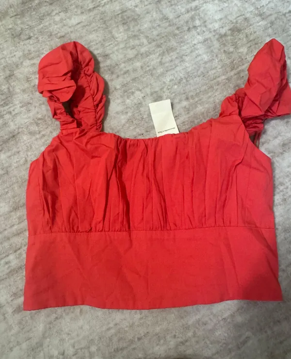 poplin top bnwt size small - Image 3