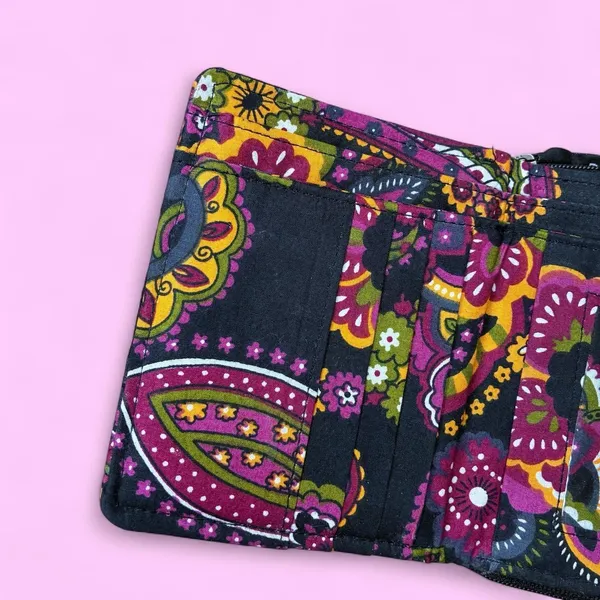 Bella Taylor Colorful Quilted Floral Bohemian Small Wallet - Image 6