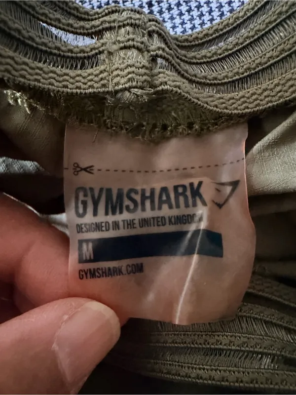 Gymshark Olive Green Athletic Shorts - Image 4