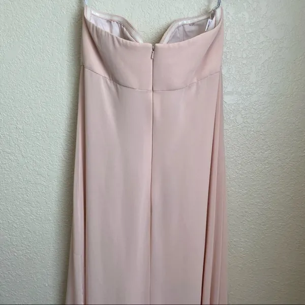Jenny Yoo Dusty Rose‎ Strapless Bridesmaids Dress size 8 - Image 6