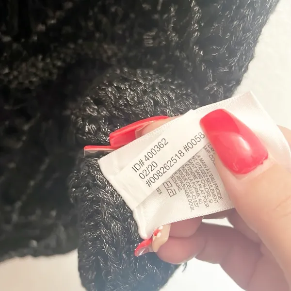 Express Y2K Black Crochet Tank Top Vest Top - Image 6