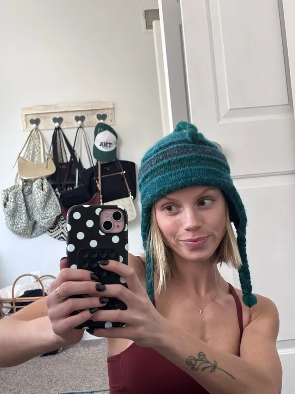 Winter Hat Blue - Image 2