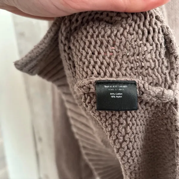 Jenni Kayne Boyfriend Crewneck Sweater in Taupe - Image 7