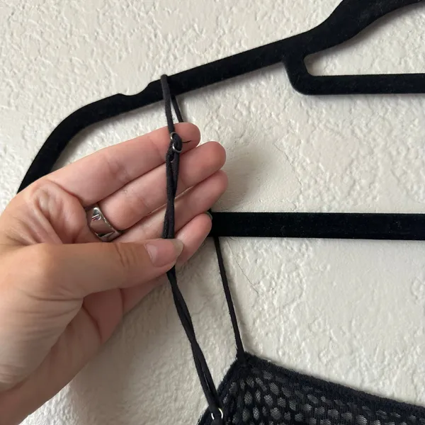 Free People Lyra Lace Bralette Black Size Medium - Image 4