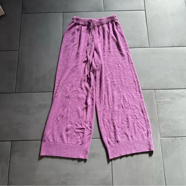 Free People Beach Cozy Terry Wide Leg Lounge Pants - Image 2