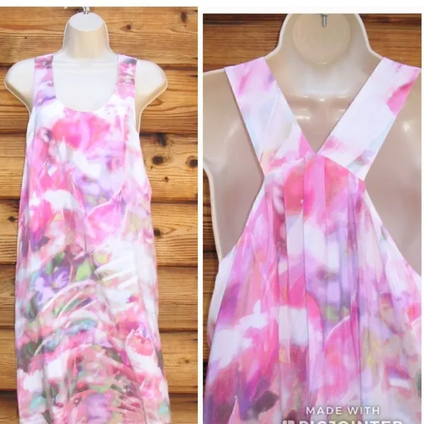NWOT Cynthia Rowley Pink Silk Dress - Image 2