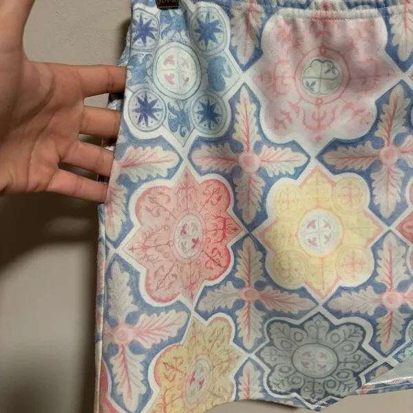 FOR LOVE & LEMONS Mosaic Ole Skirt, Tile Print- Size Large - Image 6