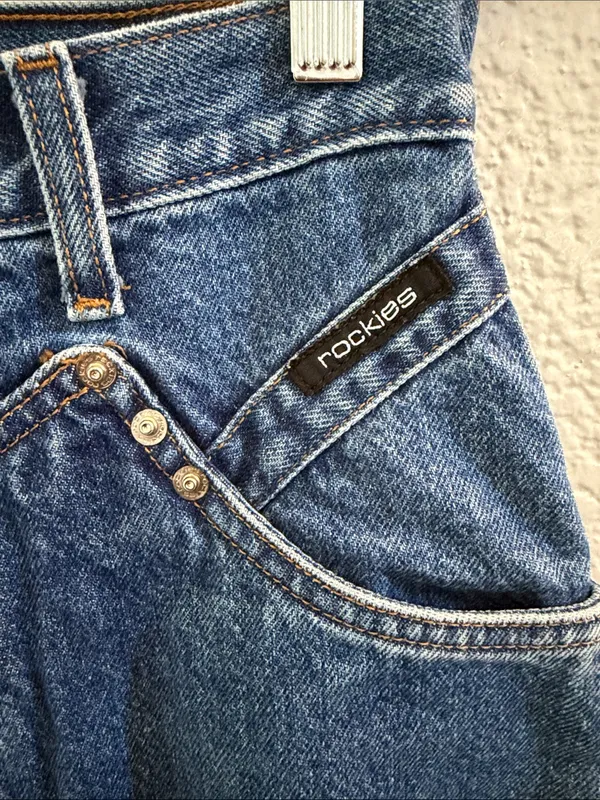 Vintage Rockies Bareback 90s High-Waist Jeans Women’s Size 29 Western Denim - Image 3