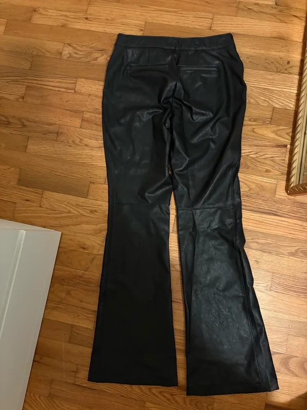 Spanx Faux Leather Flare Pants - Image 2