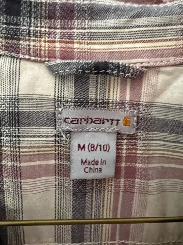 Carhartt Women's Plaid Button-Down Shirt NWOT - Image 2