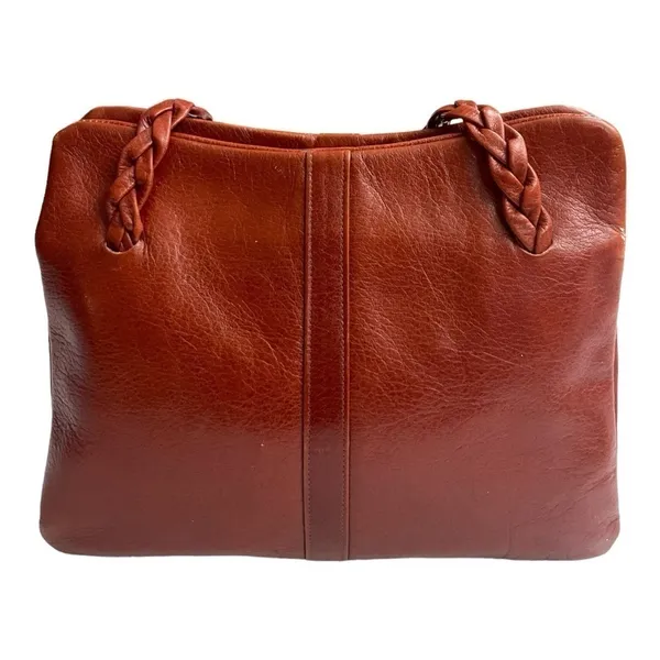 Vintage Jane Shilton Brown Leather Handbag, England, 1970's - Image 4