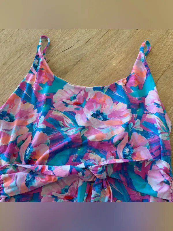 Red Dress Boutique Palms Away Floral One-Piece Swimsuit - Image 3