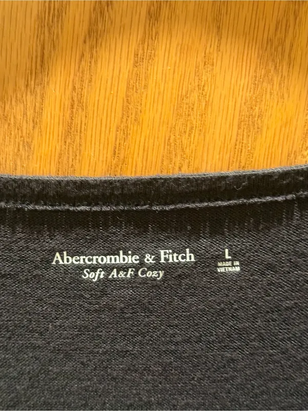 Abercrombie & Fitch Black Square Neck Long Sleeve Bodysuit in Black - Image 4