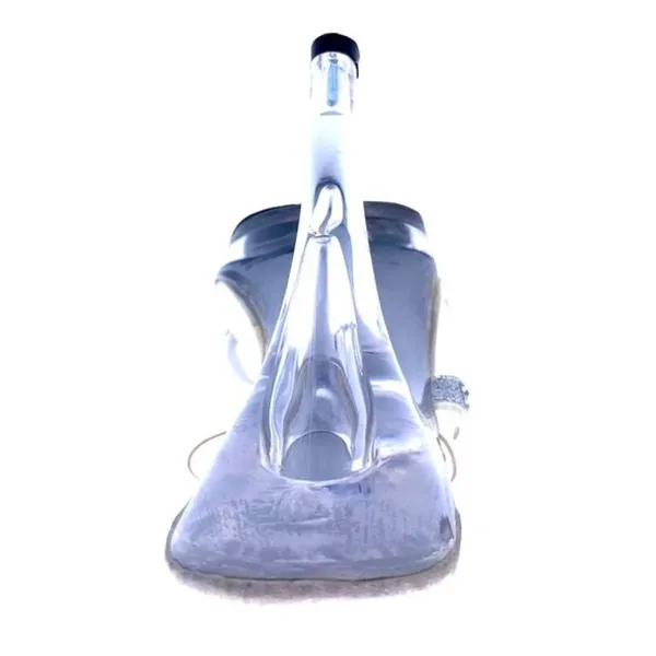 Leone Ava Lucite Platform Rhinestone Strap High Heel Sandals 6 Slip-On Pageant - Image 6