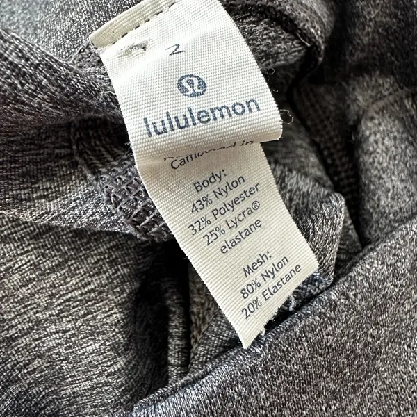 276. Lululemon Speed Up Crop 21" Grey size 2 Gray - Image 5