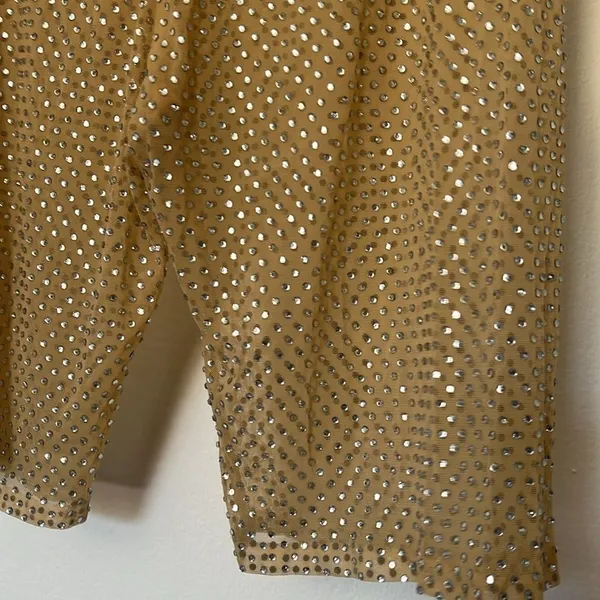 For Love & Lemons‎ Rhinestone Kiara Mesh Shorts XS - Glamorous, Sheer, NWT - Image 10